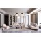 Manhattan Comfort 3-Piece Verandah 90.6 in. Sofa, 112 in. XL Sofa, and Accent Chair in Beige 3-SFLSAC17-BE - alternate 1